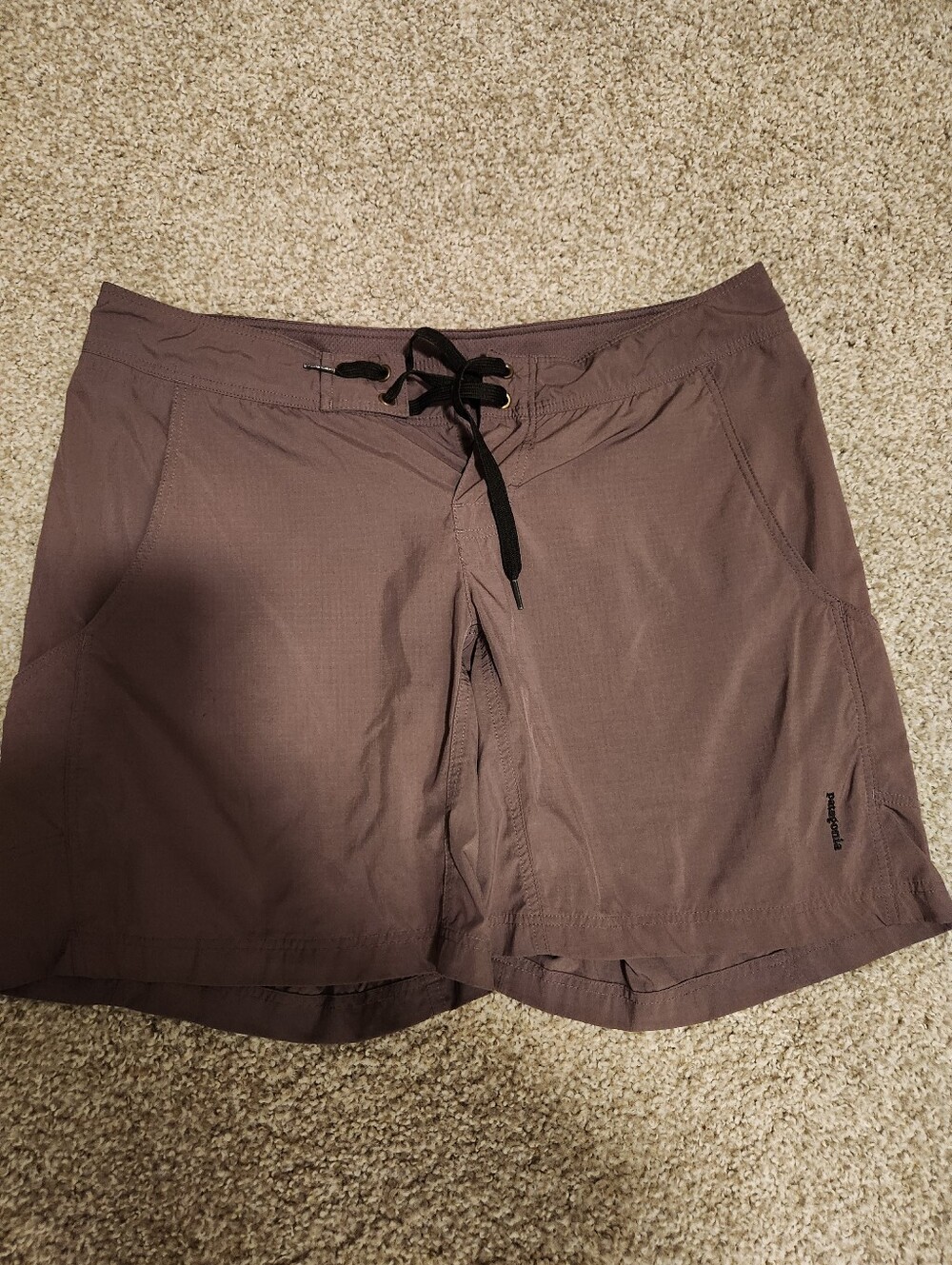 Patagonia Women's Brown Drawstring Athletic Shorts
